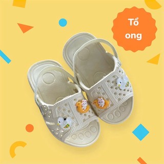 Dép Tổ Ong EVA Siêu Nhẹ Cho Bé | Quai Chun Mềm – Charm Ngẫu Nhiên –dobaohoso1