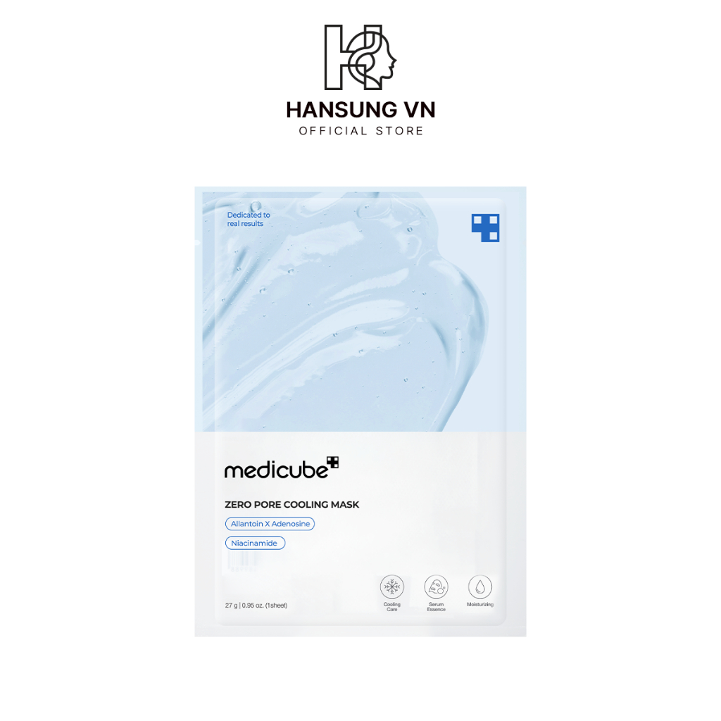 Mặt nạ giấy cải thiện lỗ chân lông medicube Zero Pore Cooling Mask