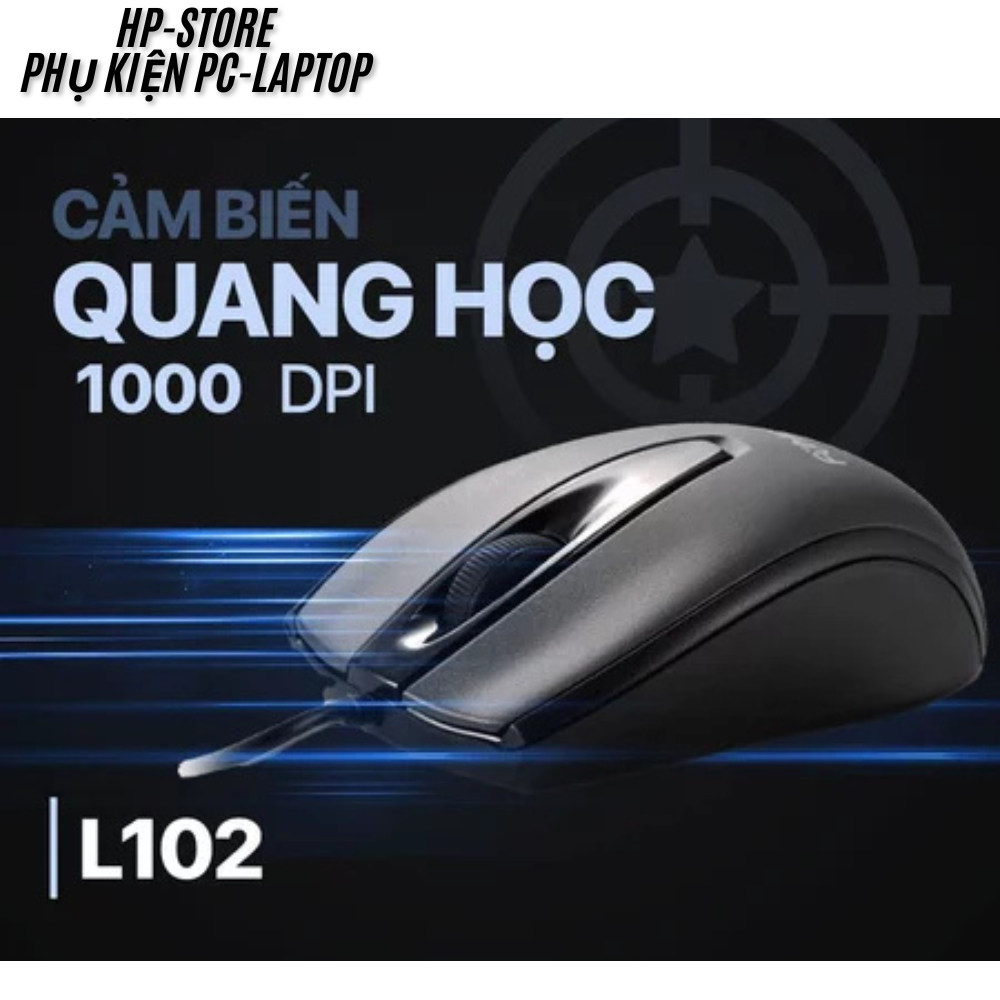 Combo Chuột Có Dây Fuhlen L102+Lót Razer - 1000 DPI Optical USB Dùng Cho Máy Tính Văn Phòng, BH 12T