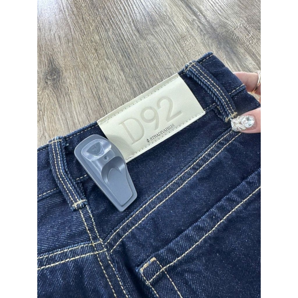 (BomoHouse) Quần jean ống suông form rộng nữ Str@ Cambo bigsize dư xịn