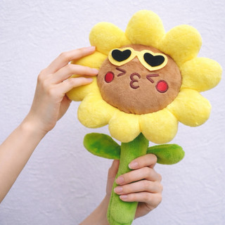 Hoa Hướng Dương Nhồi Bông Mặt Cười 40cm – Gấu Bông Hoa Dễ Thương Decor, Làm Quà Tặng
