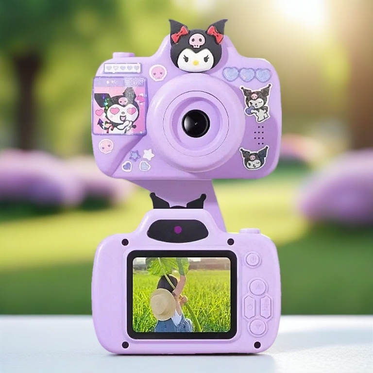 [THẺ 16G] Máy ảnh Kỹ thuật số trẻ em camera có thể chụp ảnh video Kuromi Cinnamoroll Melody