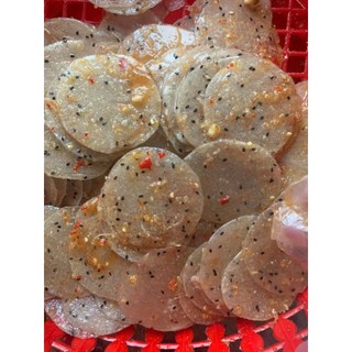 5 cái bánh phồng tỏi ớt, đặc sản Phú Yên, giao bánh sống (ít cay), đổi trả nếu hàng bị bể nhiều khi vận chuyển