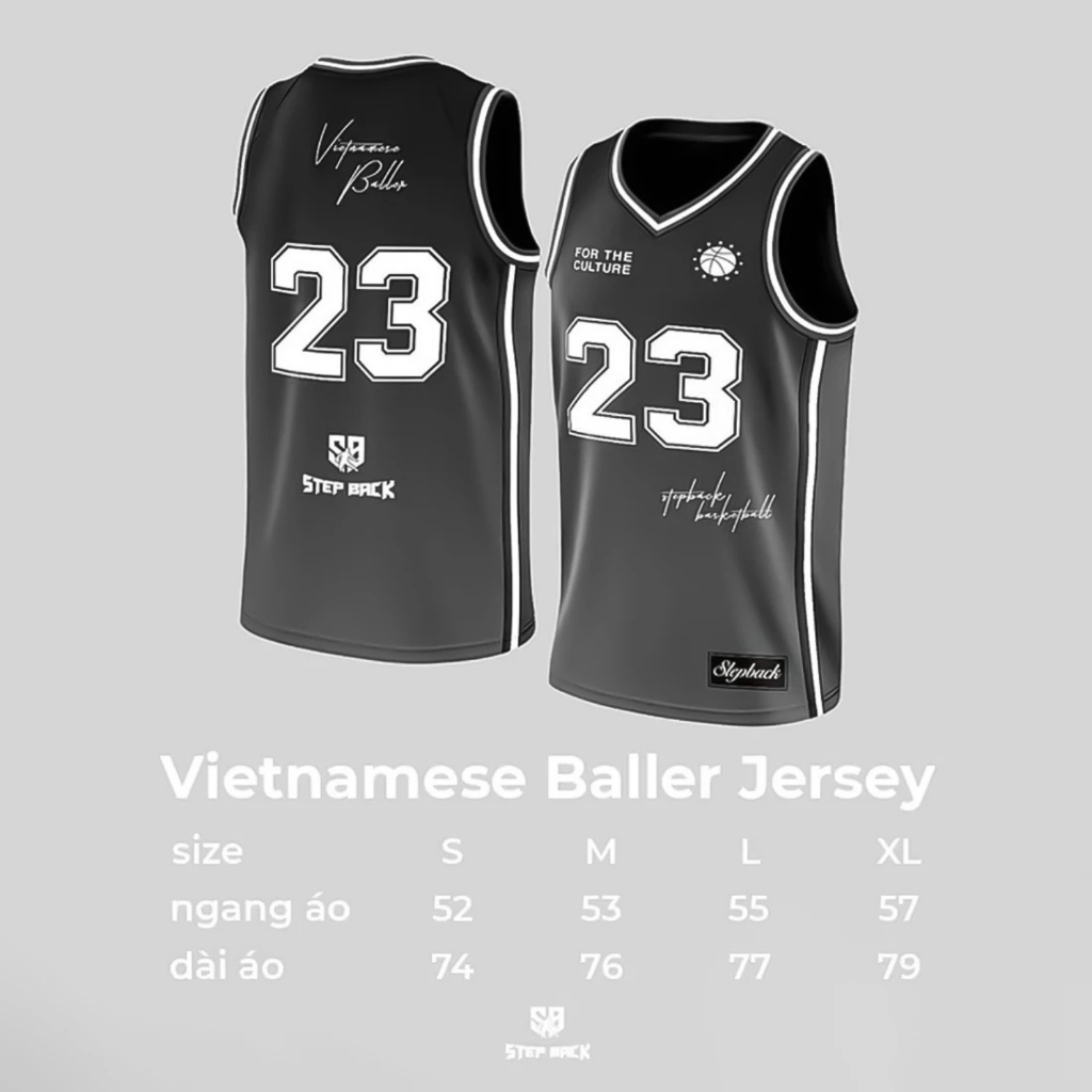 Áo bóng rổ Jersey Vietnamese Baller - Stepback