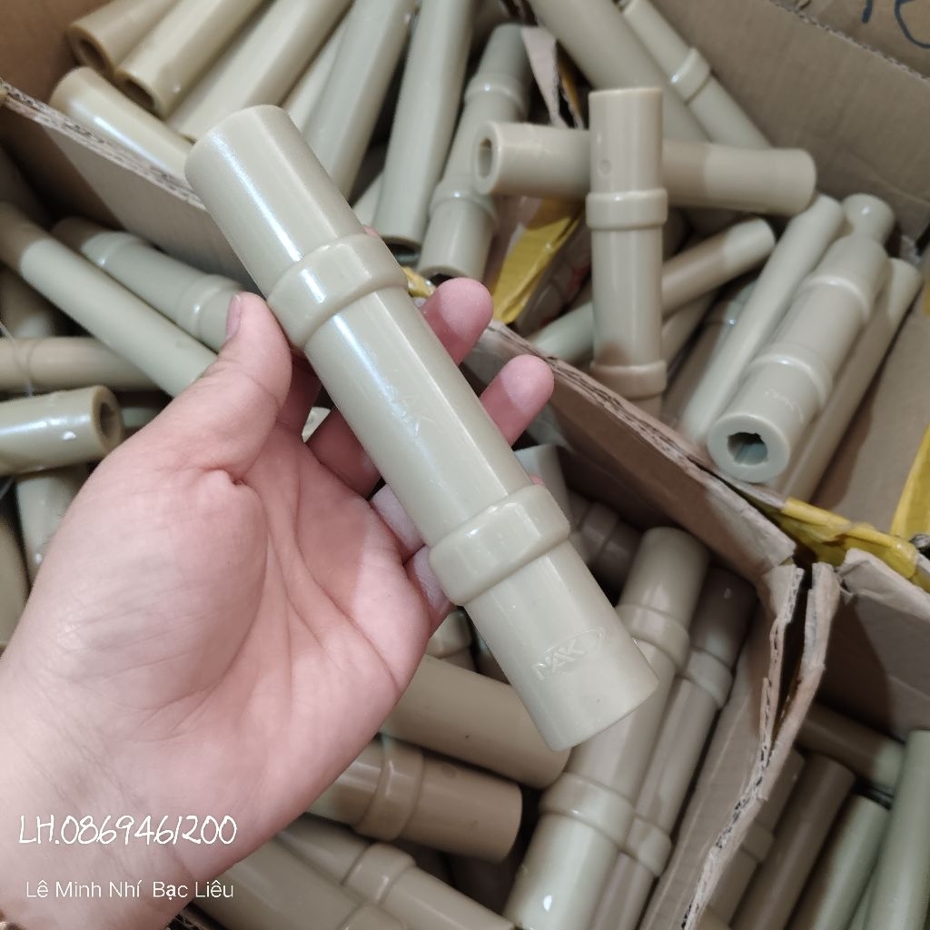 Ống bạc nhựa NAK đóng bọc láp 34mm 27mm.