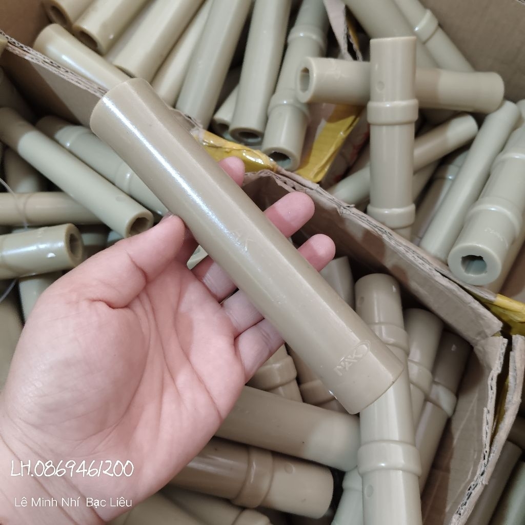 Ống bạc nhựa NAK đóng bọc láp 34mm 27mm.