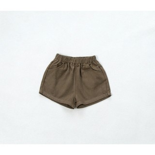 Quần đùi kaki mềm mại phối túi thật phong cách Hàn Quốc cho bé Hokiha vải kaki mềm, thoáng mát size 8-17kg NQ01