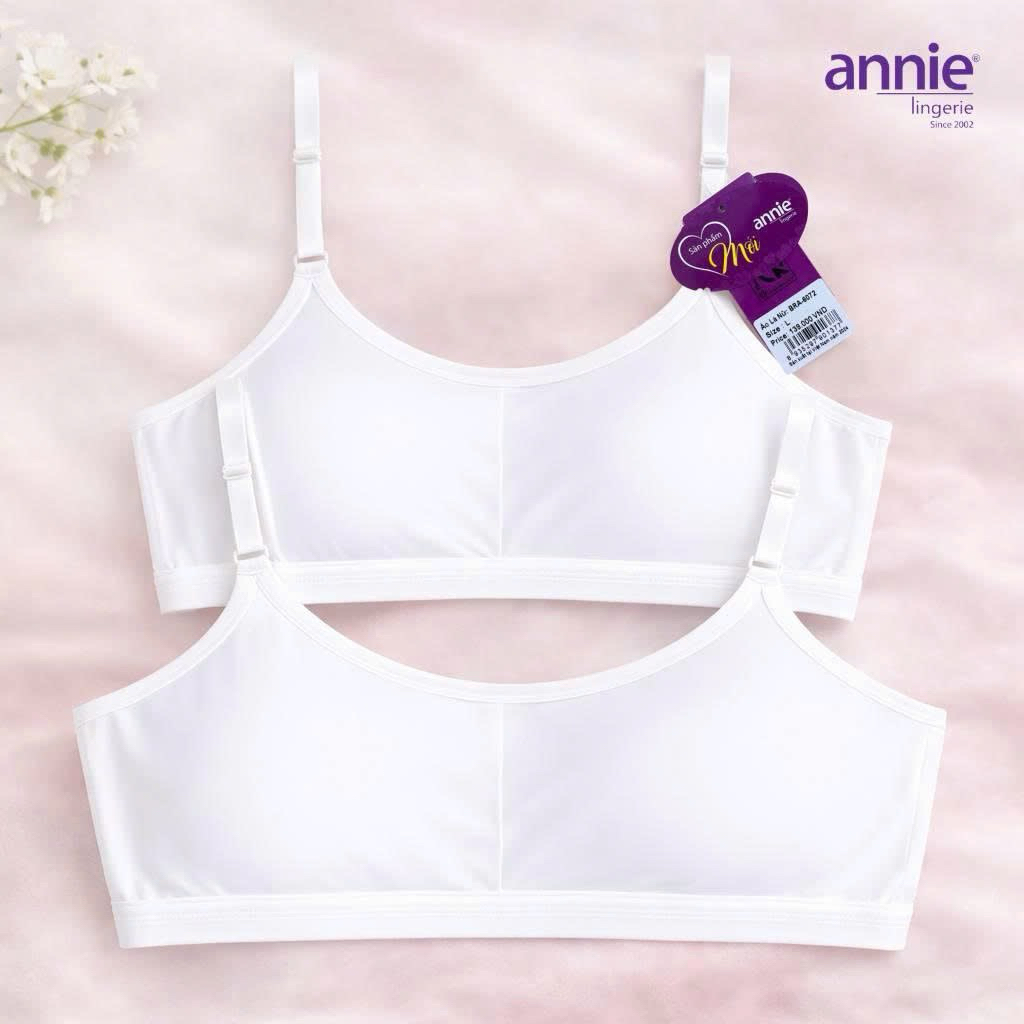 Áo Lá annie Bra 6072 Mouse Mỏng Có Mút Tháo Rời