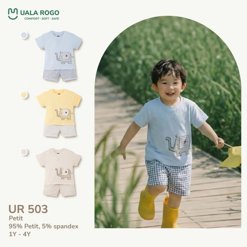 (9-24kg, 1-5Y) Bộ Cộc Tay Hoạ Tiết Đáng Yêu Uala UR3866 UR3835 UR3841 UR500 UR503 UR2228 UR296 UR524