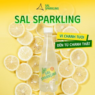 [QUÀ TẶNG] 1 CHAI SAL SPARKLING Chanh bạc hà - Nước trái cây có ga chai 390ml