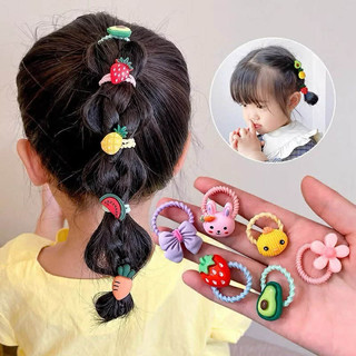 Kẹp tóc cho bé họa tiết xinh xắnt, dây buộc tóc mẫu mới
