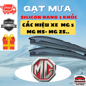 Gạt Mưa Ô Tô Các Dòng Xe MG5, MG HS, MG ZS ... Lưỡi Gạt Silicon Nano Gạt Sạch Êm. 3K