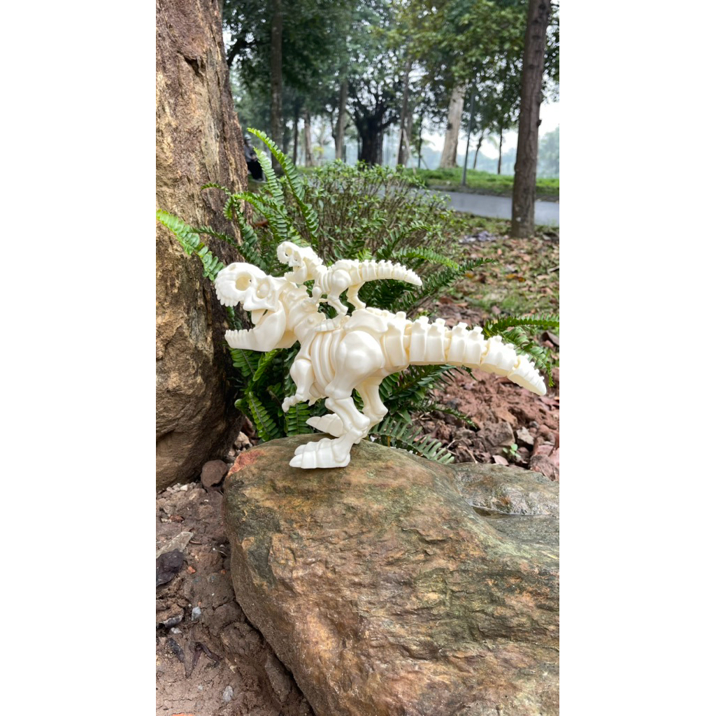 khủng long T- rex in 3D decod giải trí quà tặng