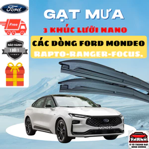 Gạt Mưa Ô Tô FORD MONDEO, ESCAFE, LASER, RAPTO, EVERET, FOCUS, RANGER,.Lưỡi Silicon Nano Gạt Sạch Êm