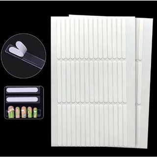 Set 10 Miếng Dán Móng Tay Trơn Màu Trắng cho nail box– Sticker Full Móng Siêu Tiện Lợi