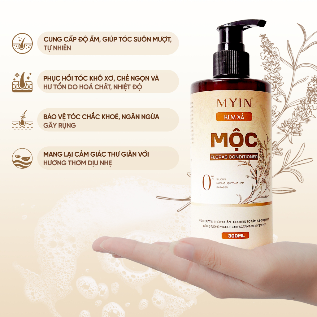 Combo Dầu Gội Xả Mộc Myin 300ml