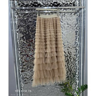 Set áo ren mix chân váy lưới tầng có tách lẻ siêu đẹp sang chảnh cao cấp tiểu thư ngọt ngào xinh đẹp - Baotrang.clothes