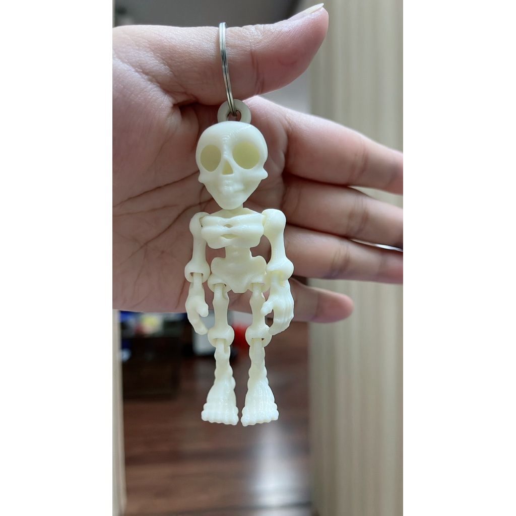 Móc khoá người xương- in 3D