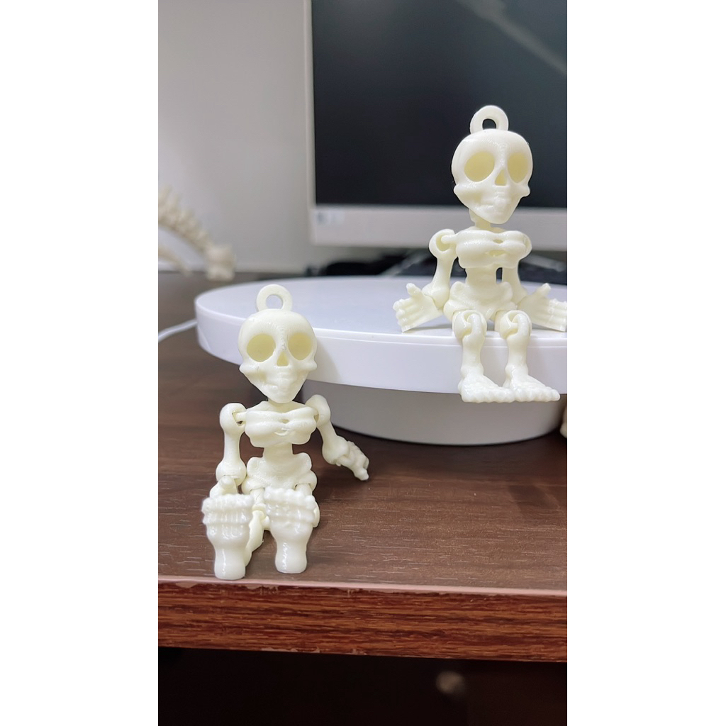 Móc khoá người xương- in 3D