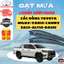 Gạt Mưa Ô Tô Các Dòng Xe TOYOTA HILUX ,RAIZE, INNOVA, FORTUNER, ALTIS, CAMRY, YARIS, AVANDA, Silicon Nano Gạt Sạch Êm.