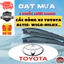 Gạt Mưa Ô Tô Dòng XE TOYOTA: CAMRY,VIOS, INNOVA, FORTUNER, HILUX, ALTIS..Silicon Nano Gạt Sạch Êm.3K