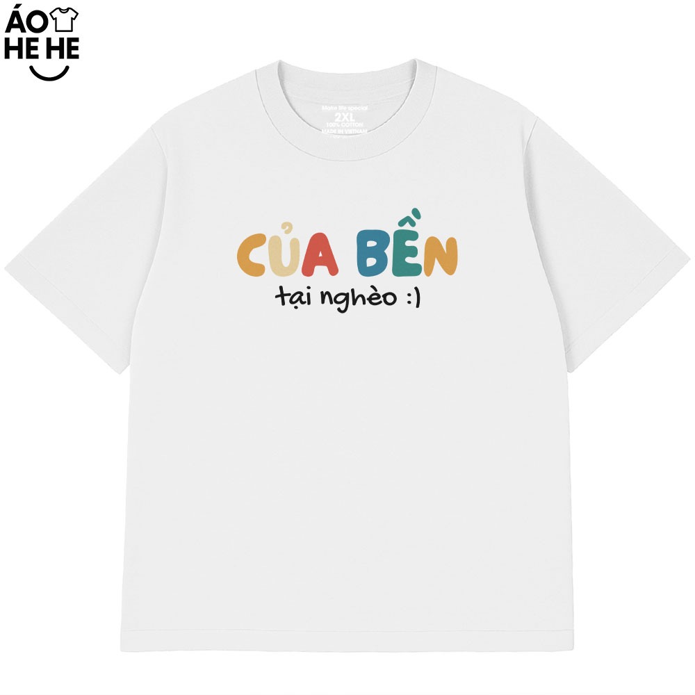 Áo In Chữ Hài Hước Của Bền Tại Nghèo Câu Nói Text Hài Form Rộng Cotton In Theo Yêu Cầu