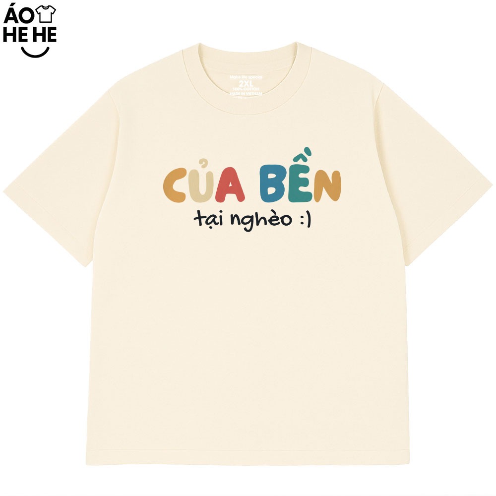 Áo In Chữ Hài Hước Của Bền Tại Nghèo Câu Nói Text Hài Form Rộng Cotton In Theo Yêu Cầu