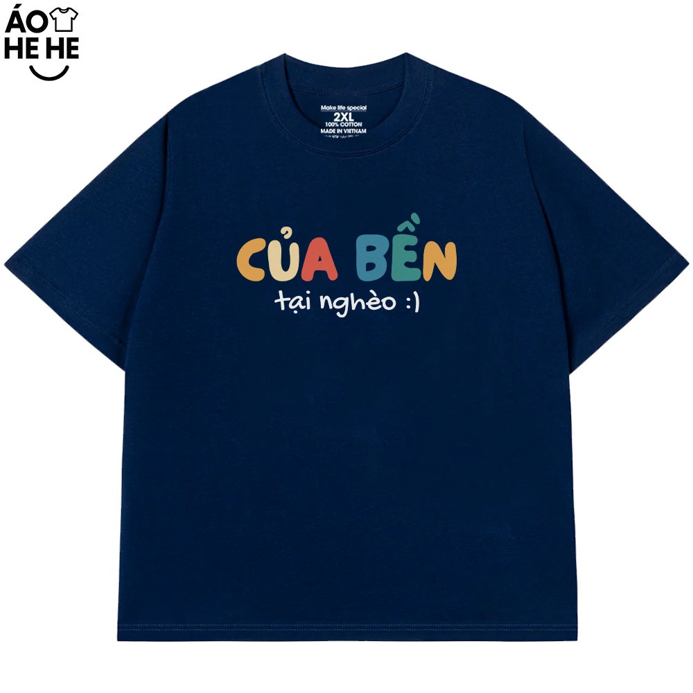 Áo In Chữ Hài Hước Của Bền Tại Nghèo Câu Nói Text Hài Form Rộng Cotton In Theo Yêu Cầu