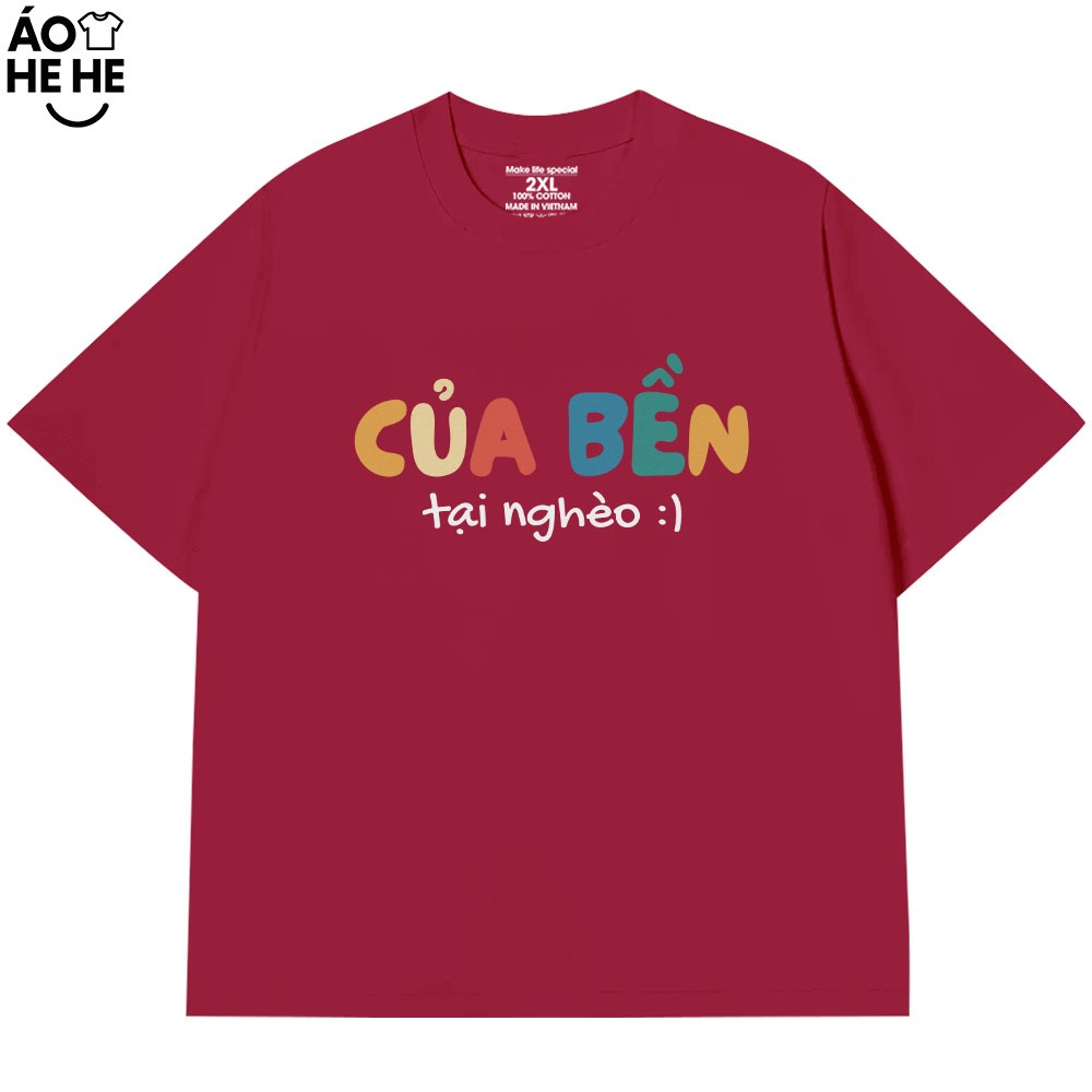 Áo In Chữ Hài Hước Của Bền Tại Nghèo Câu Nói Text Hài Form Rộng Cotton In Theo Yêu Cầu