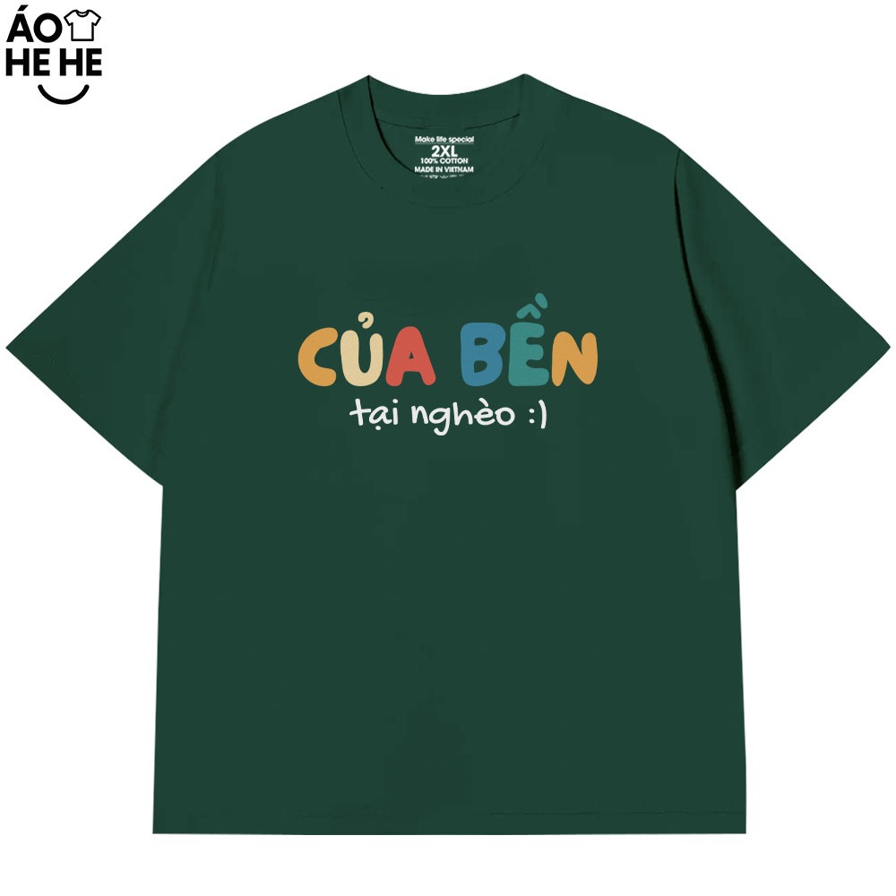 Áo In Chữ Hài Hước Của Bền Tại Nghèo Câu Nói Text Hài Form Rộng Cotton In Theo Yêu Cầu