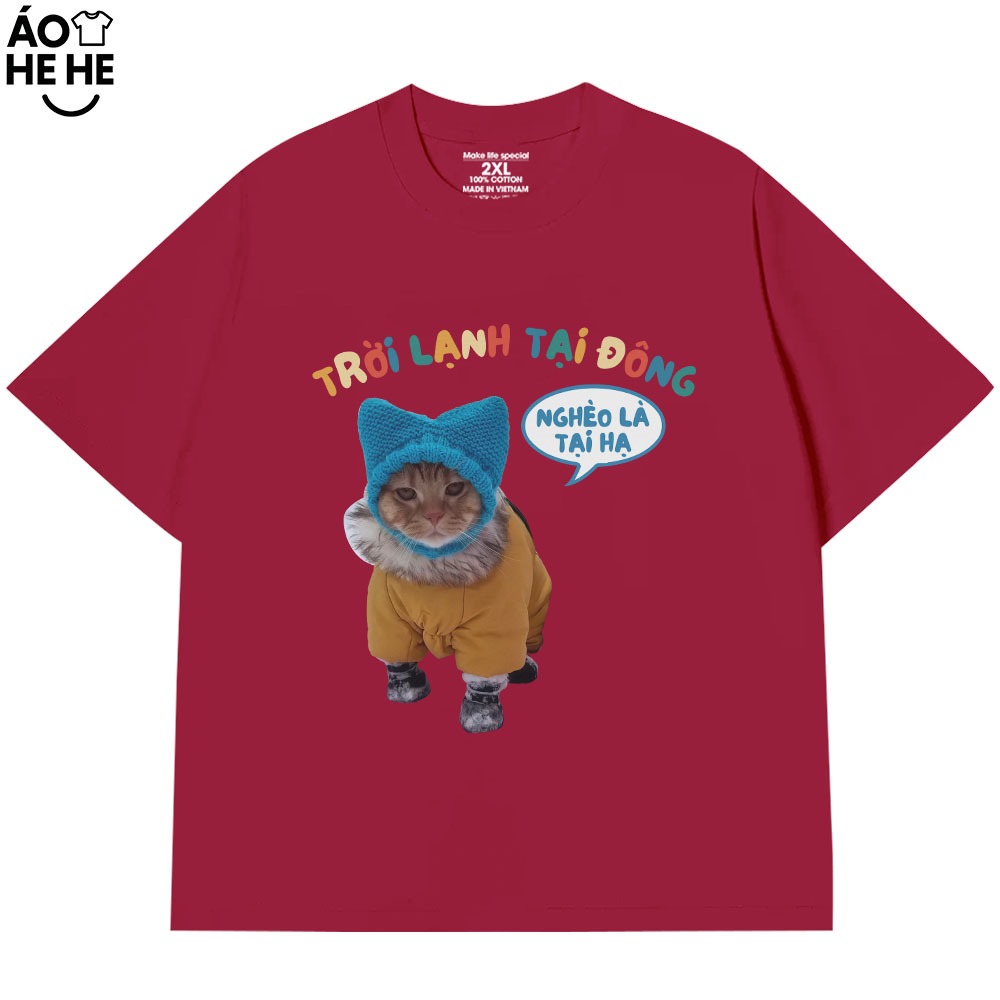 Áo In Chữ Hài Hước Nghèo Là Tại Hạ Câu Nói Text Hài Form Rộng Cotton In Theo Yêu Cầu