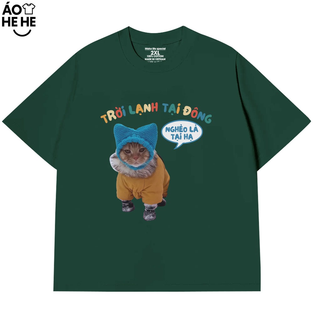 Áo In Chữ Hài Hước Nghèo Là Tại Hạ Câu Nói Text Hài Form Rộng Cotton In Theo Yêu Cầu