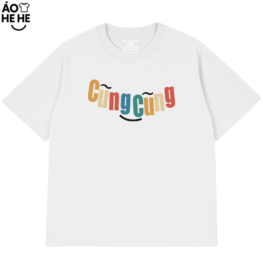 Áo Thun In Chữ Hài Hước Cũng Cũng Câu Nói Text Văn Phòng Công Sở Form Rộng Cotton