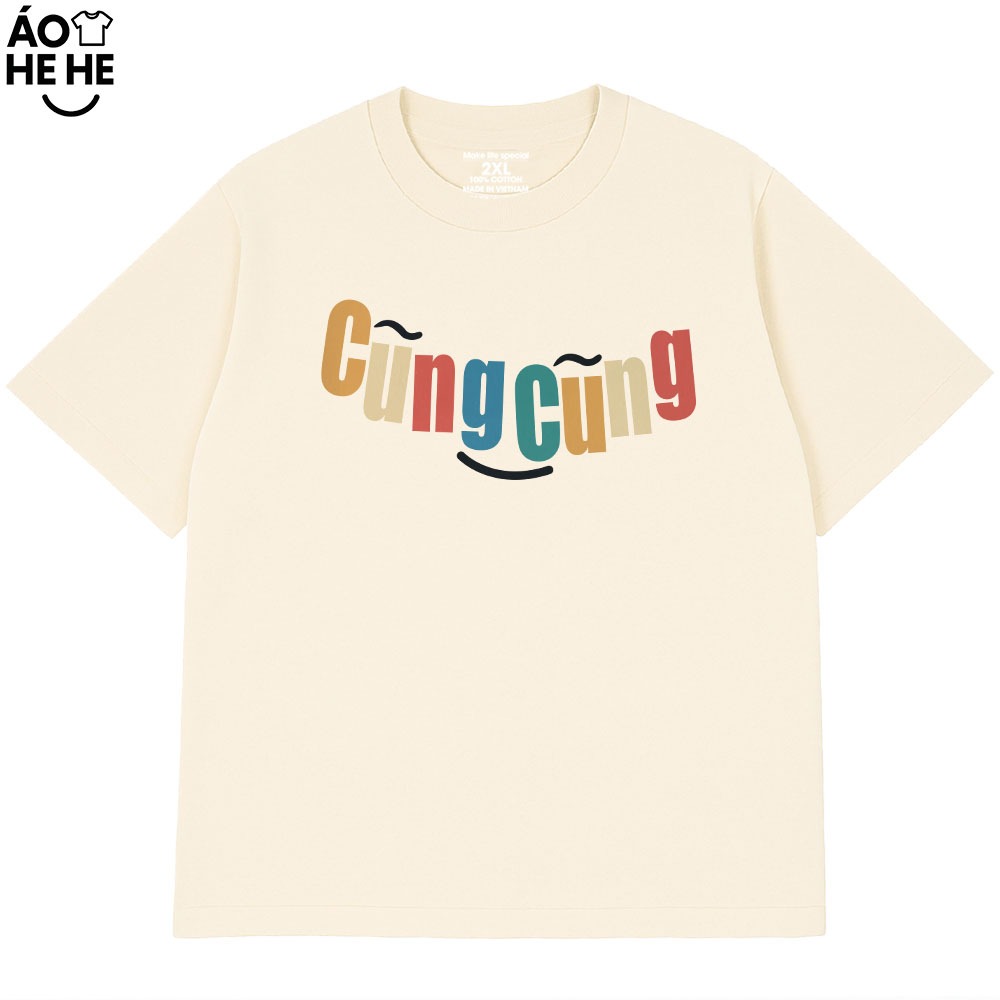 Áo Thun In Chữ Hài Hước Cũng Cũng Câu Nói Text Văn Phòng Công Sở Form Rộng Cotton