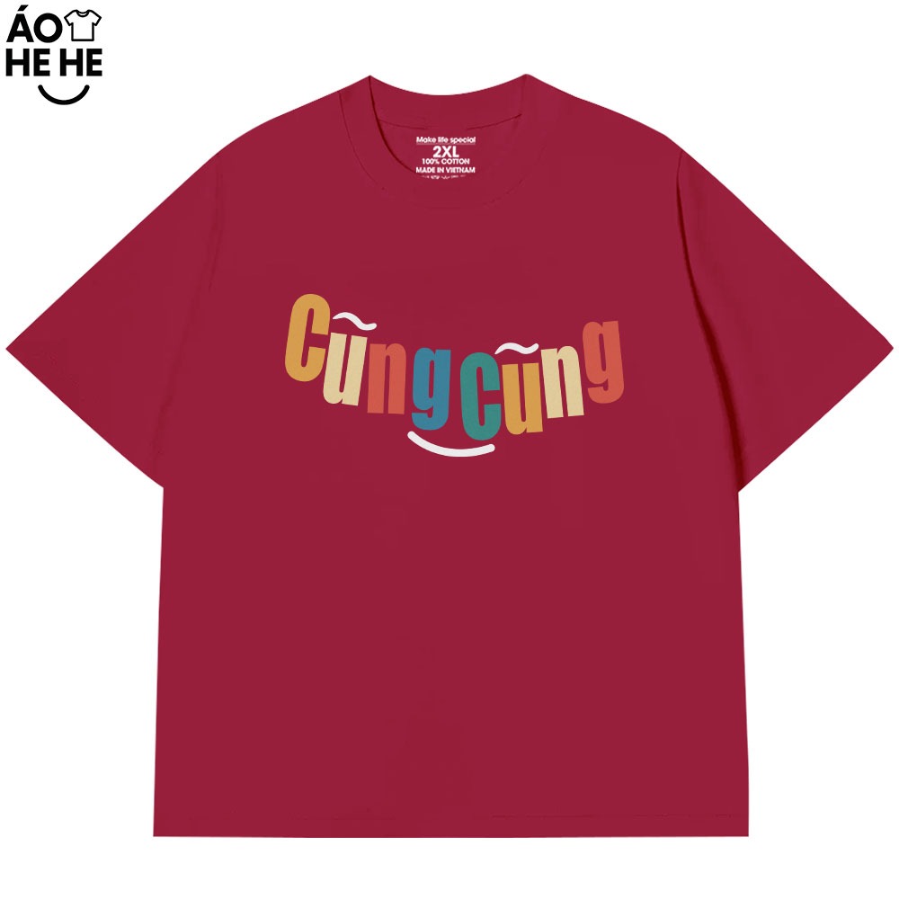 Áo Thun In Chữ Hài Hước Cũng Cũng Câu Nói Text Văn Phòng Công Sở Form Rộng Cotton