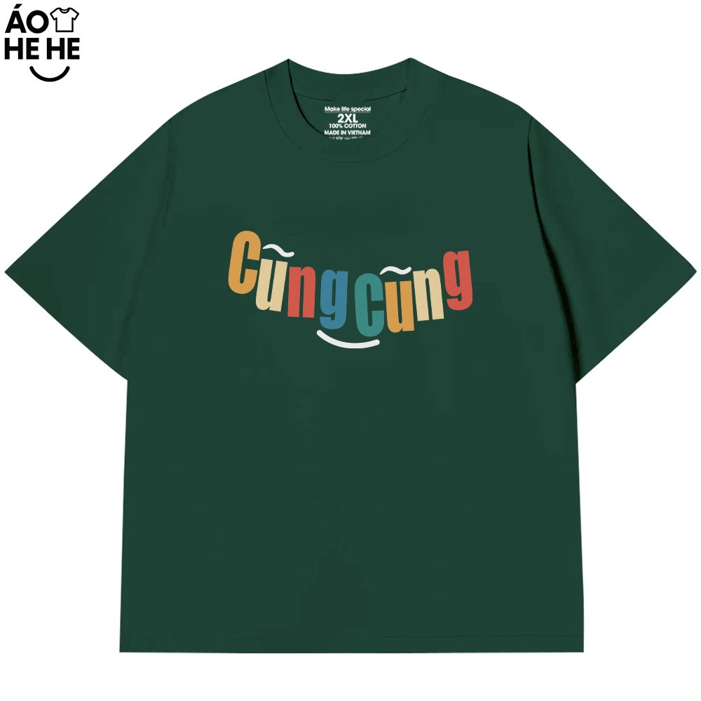 Áo Thun In Chữ Hài Hước Cũng Cũng Câu Nói Text Văn Phòng Công Sở Form Rộng Cotton