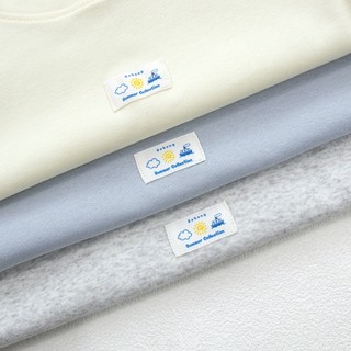 Bộ quần áo cộc tay may tag phối màu cho bé trai, bé gái Hokiha vải cotton bozip mềm mại, thoáng mát size 8-17kg BB18