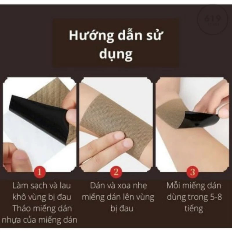 (Hộp 20 miếng) Dán Giảm Đau Xương Khớp Đông Y Cao Dán Ngải Cứu Giảm Nhức Mỏi Vai Gáy Cột Sống Lưng manmen ntt95