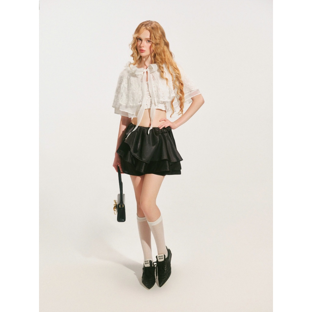 Ophelia Skort - Remmus | Quần váy lụa xòe 2 lớp - BST DOLLY HOUSE