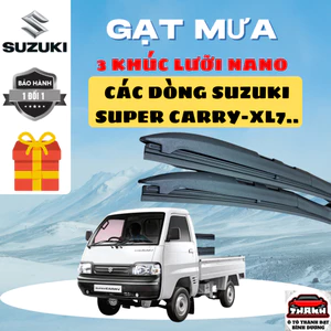 Gạt Mưa Ô Tô SUZUKI SUPER CARRY,VITARA ,ERTIGA, BLIND VAN, SWIFT, CELERIO Silicon nano Gạt Sạch Êm3k