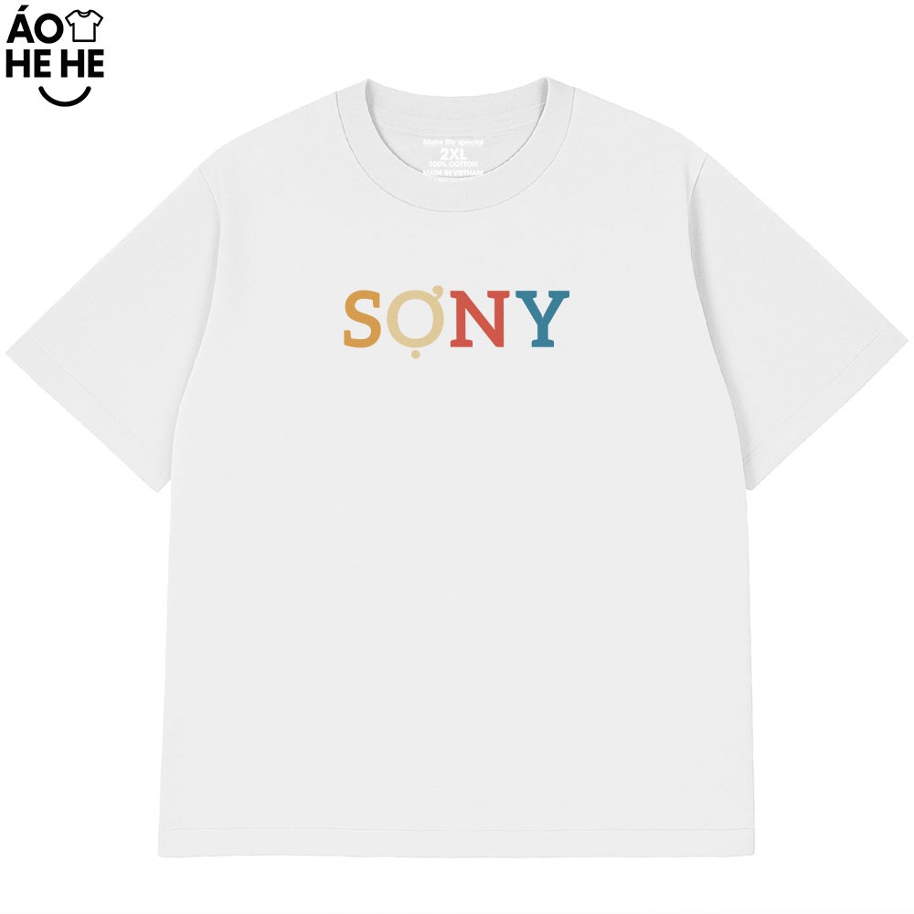 Áo Thun In Chữ Hài Hước SỢ NY Câu Nói Text Hài Form Rộng Cotton In Theo Yêu Cầu