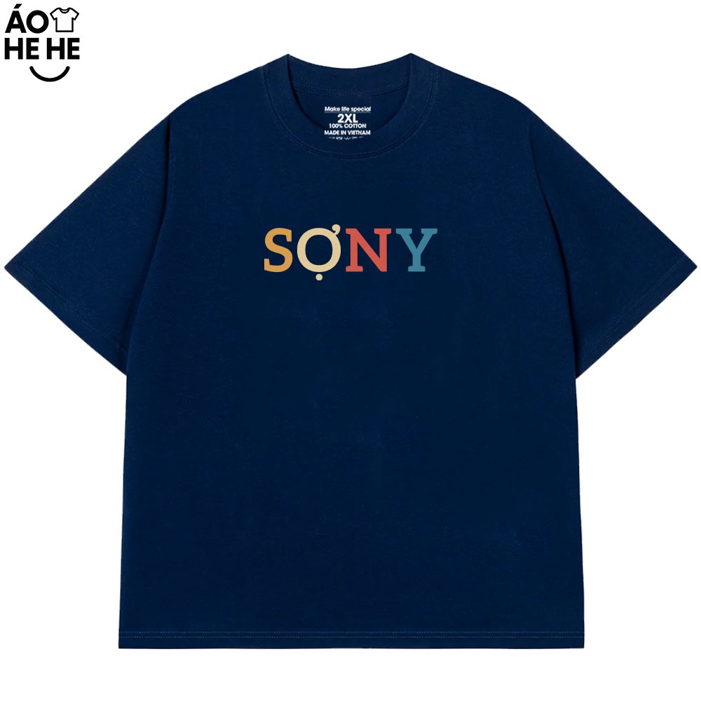 Áo Thun In Chữ Hài Hước SỢ NY Câu Nói Text Hài Form Rộng Cotton In Theo Yêu Cầu
