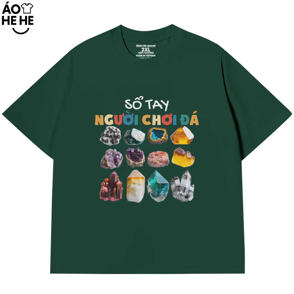 Áo Thun In Chữ Hài Hước Sổ Tay Người Choi Đá Câu Nói Text Hài Form Rộng Cotton In Theo Yêu Cầu