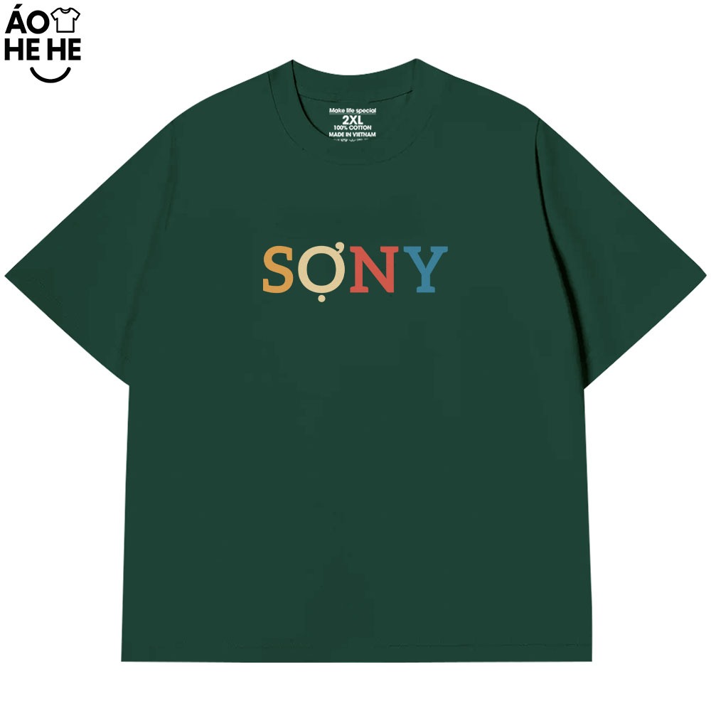 Áo Thun In Chữ Hài Hước SỢ NY Câu Nói Text Hài Form Rộng Cotton In Theo Yêu Cầu