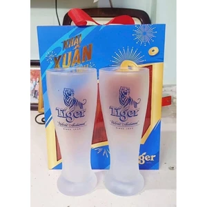 Set 2 ly thủy tinh. HKM Tiger