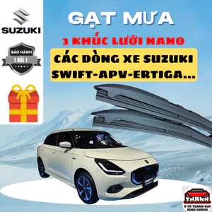 Gạt Mưa Ô Tô SUZUKI SWIFT, XL7, GRAND VITARA, CELERIO, APV, WAGON, ERTIGA, Silicon nano Gạt Sạch Êm