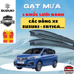 Gạt Mưa Ô Tô SUZUKI ERTIGA, SUPER CARRY,VITARA,BLIND VAN,SWIFT,CELERIO Silicon nano Lưỡi Gạt Sạch Êm