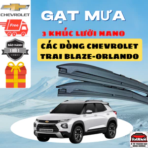 Gạt Mưa Ô Tô CHEVROLET TRAX, COLORADO, CAPTIVA, SPARK, CRUZE, AVEO ... Silicon NANO Gạt Sạch Êm. 3 K