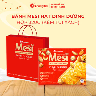 Bánh Quy Hạt Dinh Dưỡng Mesi True Nut Tràng An Thơm Ngon Bổ Dưỡng Có Túi Phù Hợp Làm Quà Tặng Đi Lễ, THÙNG 10 HỘP