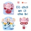 Lúc lắc cho bé sơ sinh - Set đồ chơi cầm tay: 2 thú bông lục lạc, mềm mại, kích thích thị&thính giác. Đồ chơi cho bé2th+